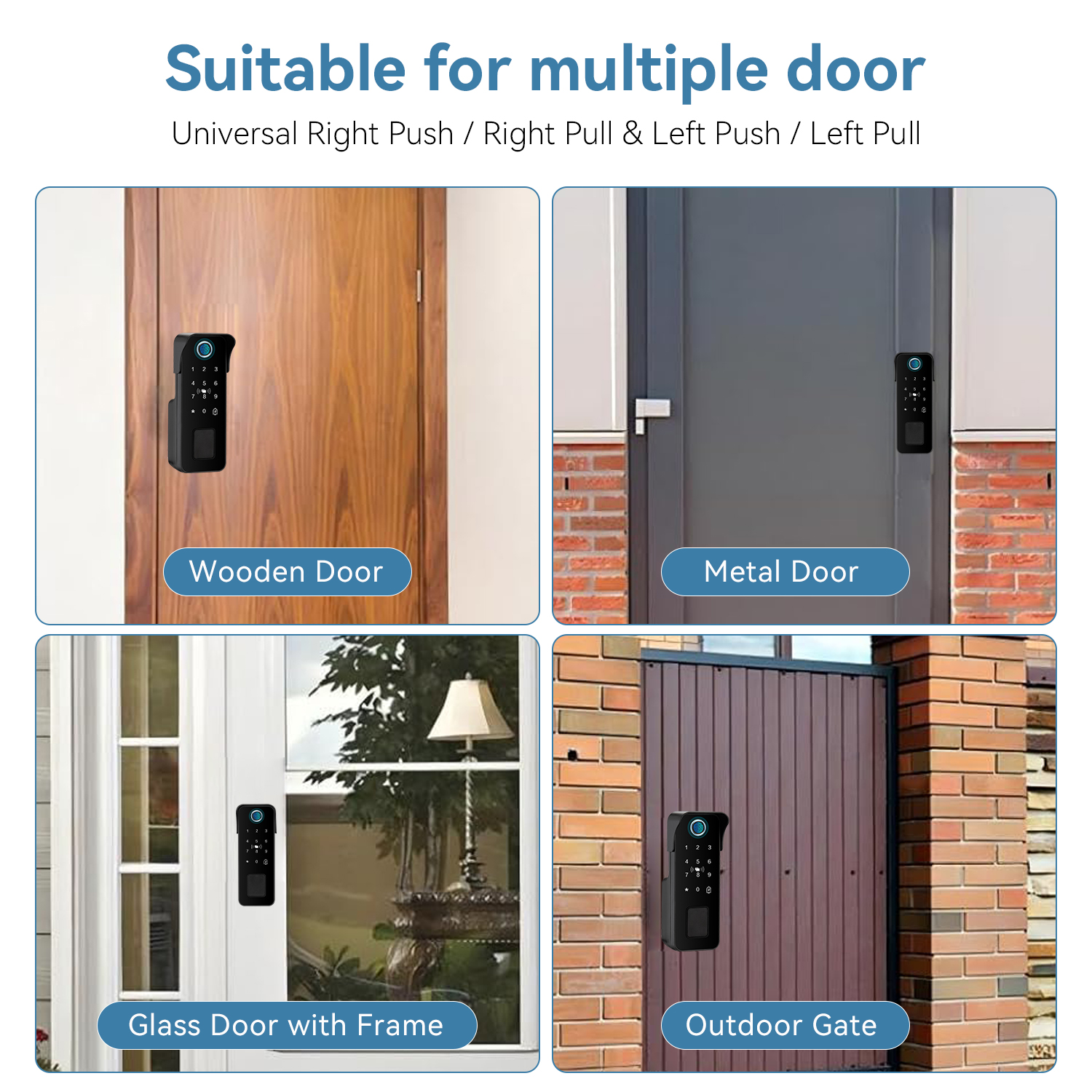 Waterproof Smart Door Lock Fin - Smart Garden Outdoor avaliação e preço