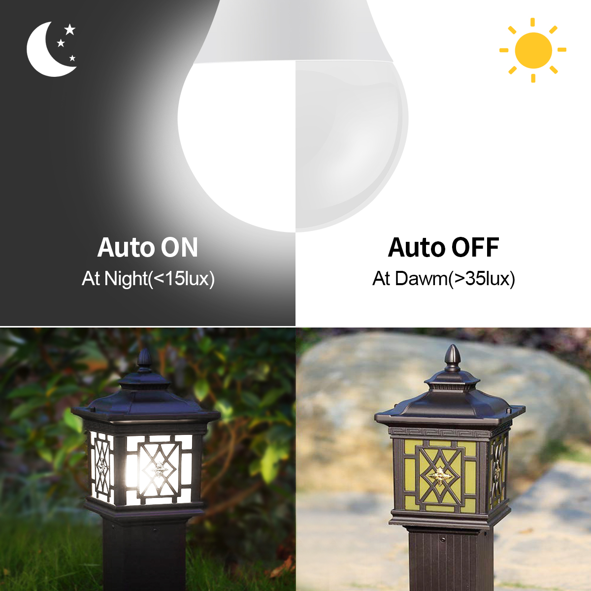AC110V/220V Day Night Light Au - Smart Garden Festoon Lights avaliação e preço
