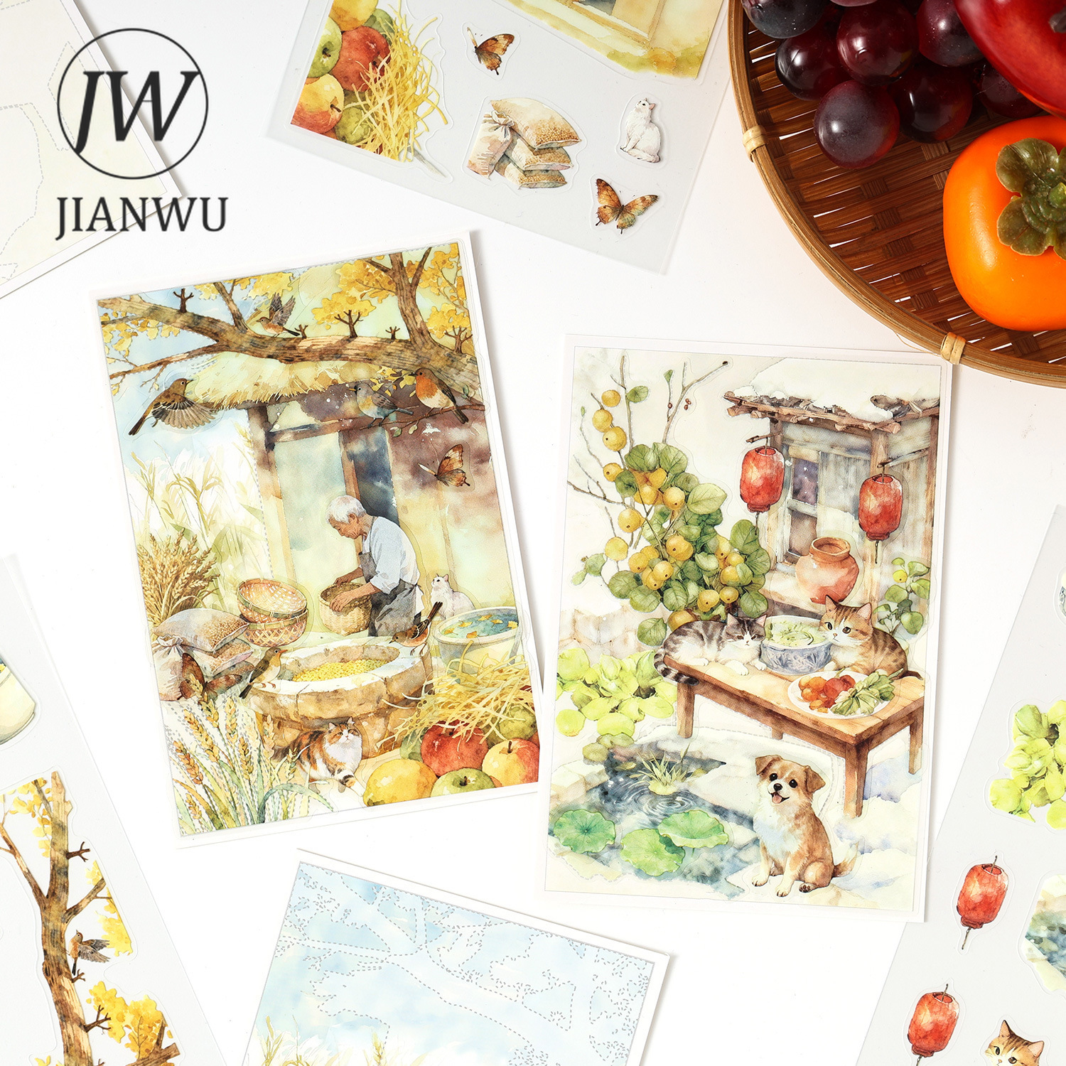 JIANWU Seasons of Blossom Seri - Garden Journal Planner avaliação e preço