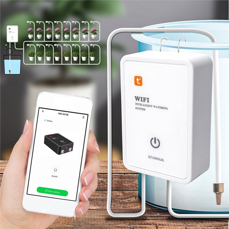 ABMR-Tuya Smart Wifi Garden Co - Smart Garden Watering System avaliação e preço