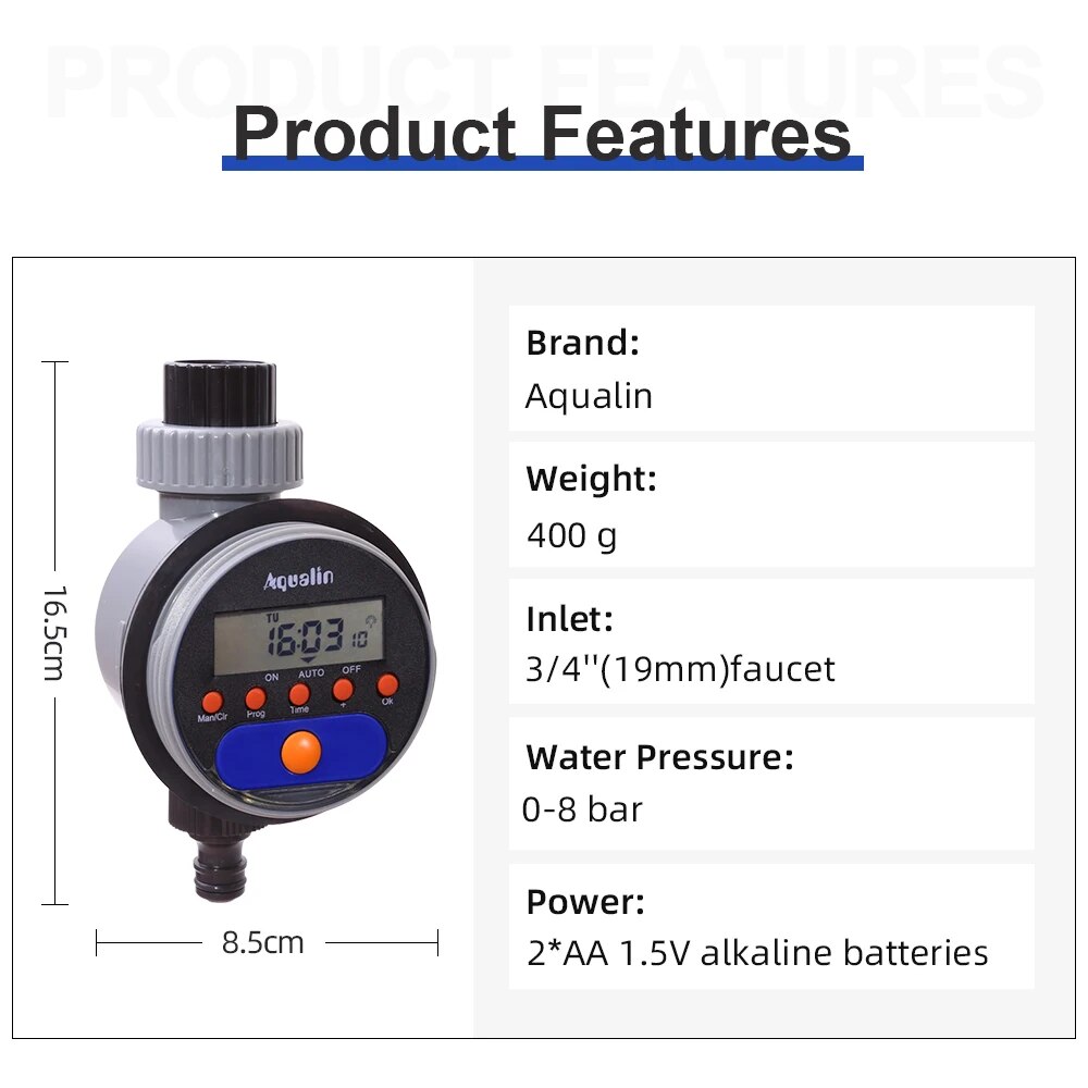 Automatic LCD Display Watering - Smart Garden Tap Timer avaliação e preço