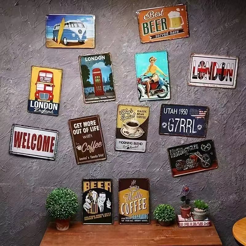 Vintage Iron Wall Art Decor 2D - Smart Garden In Home avaliação e preço