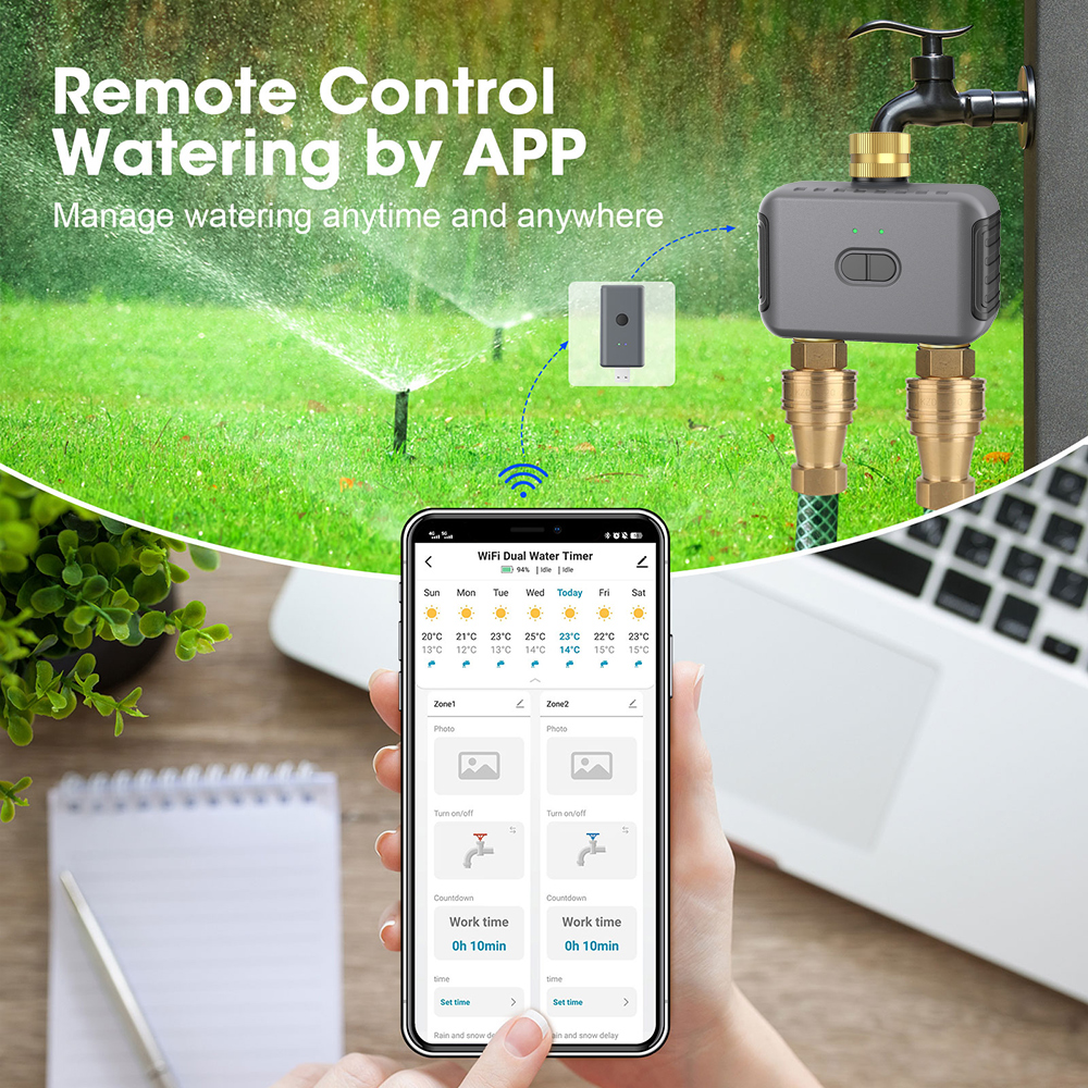 Bluetooth ZIGBEE Watering Time - Smart Garden Tap Timer avaliação e preço
