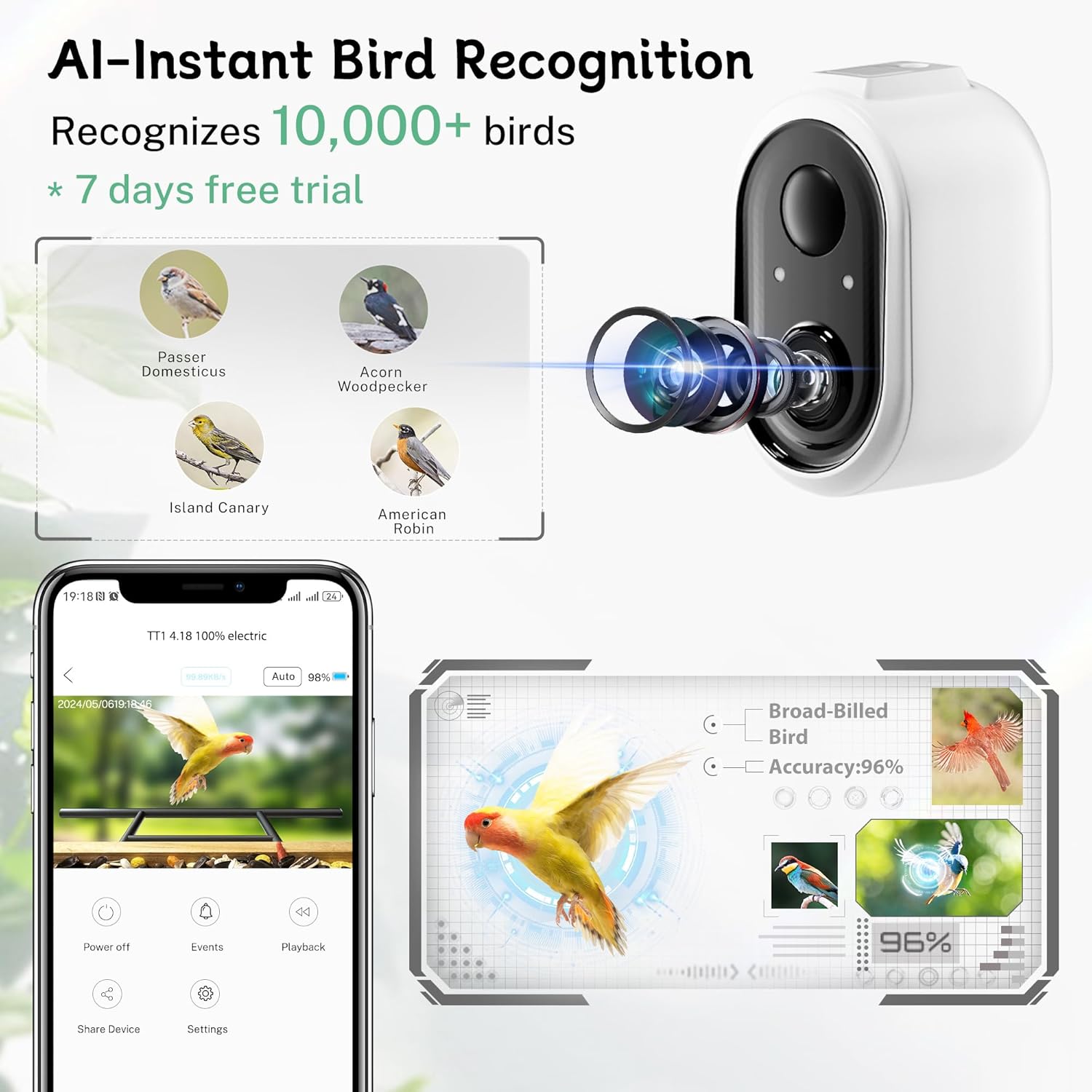 Smart Bird Feeder with Camera, - Smart Bird Feeder Camera avaliação e preço