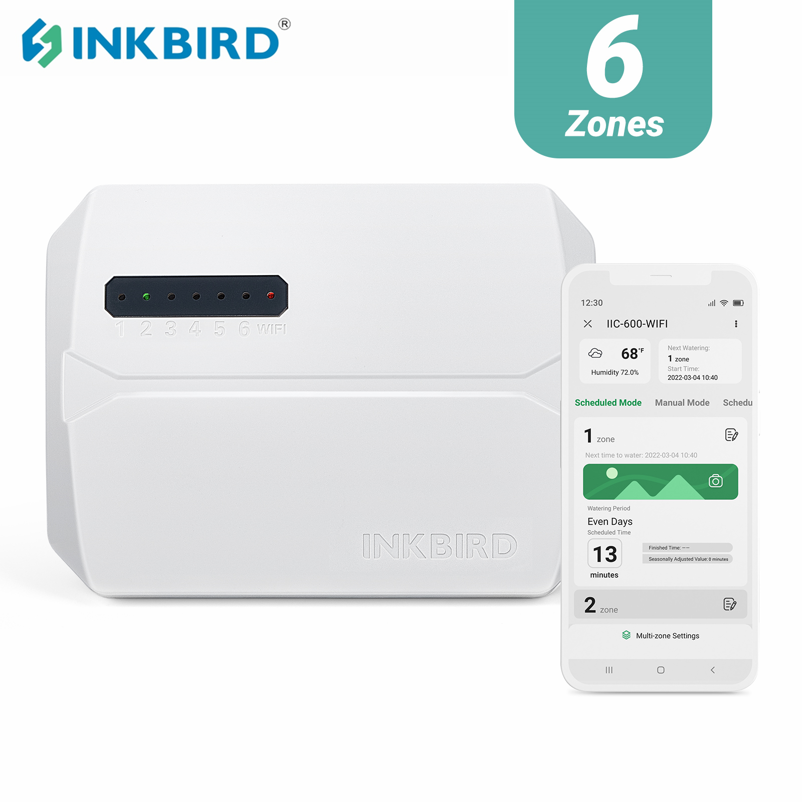 INKBIRD Wi-Fi 6-Zone Auto Irri - Smart Garden Tap Timer avaliação e preço