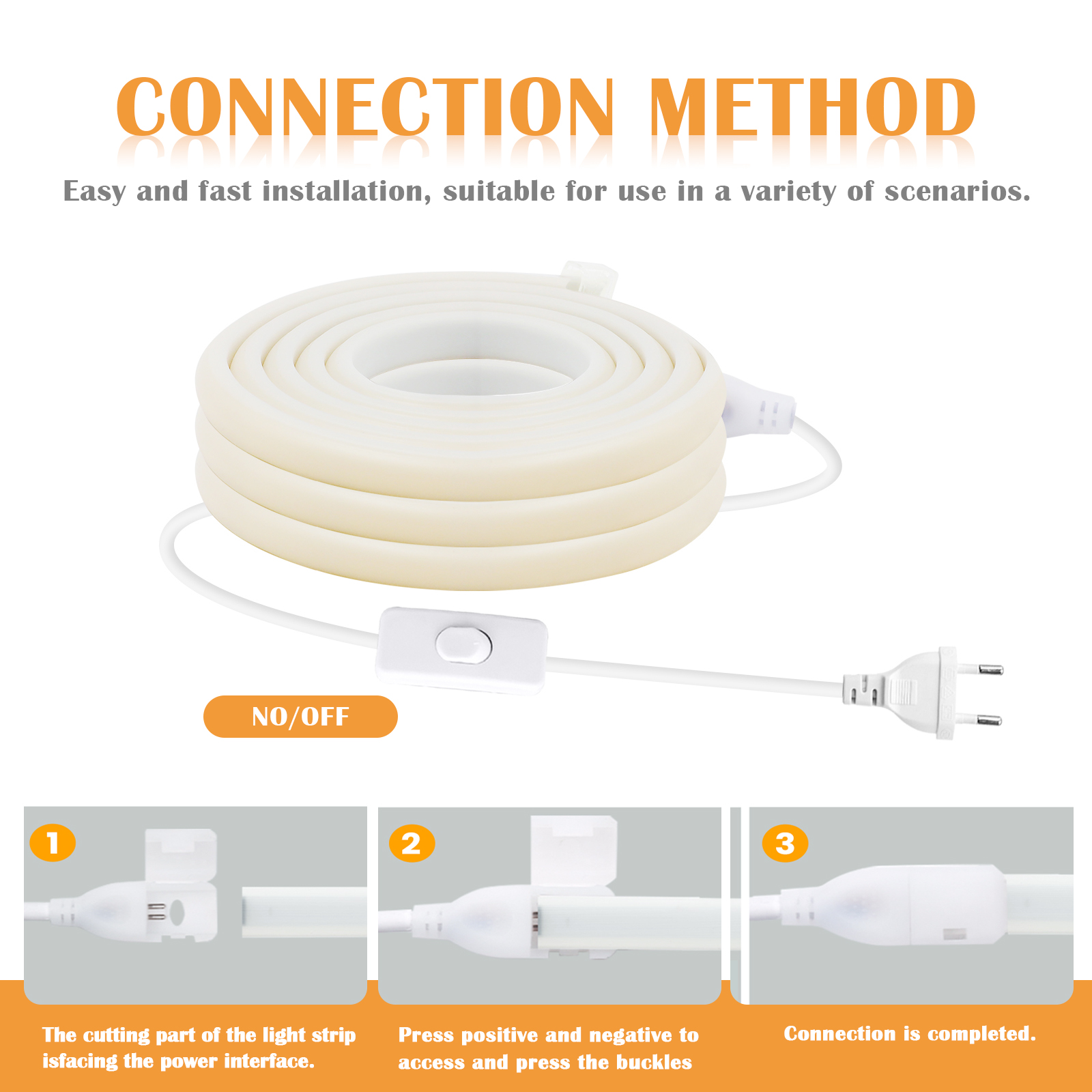 AC 220V COB Strip With ON/OFF  - Smart Garden In Home avaliação e preço