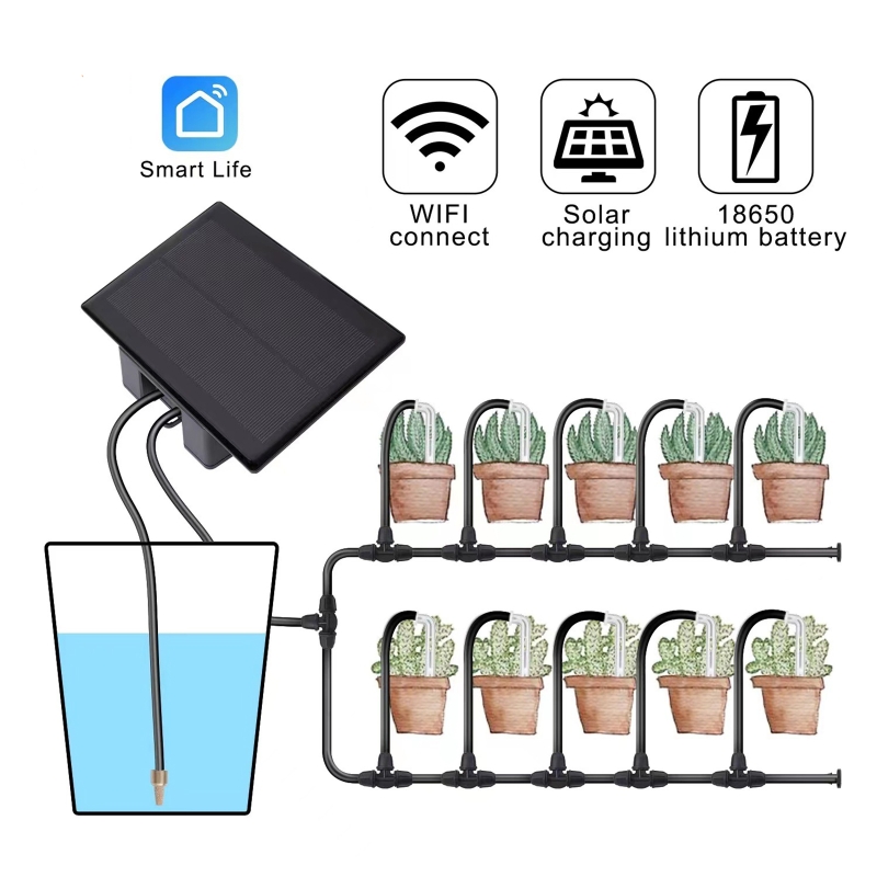 WIFI Solar Automatic Watering  - Smart Garden Watering System avaliação e preço