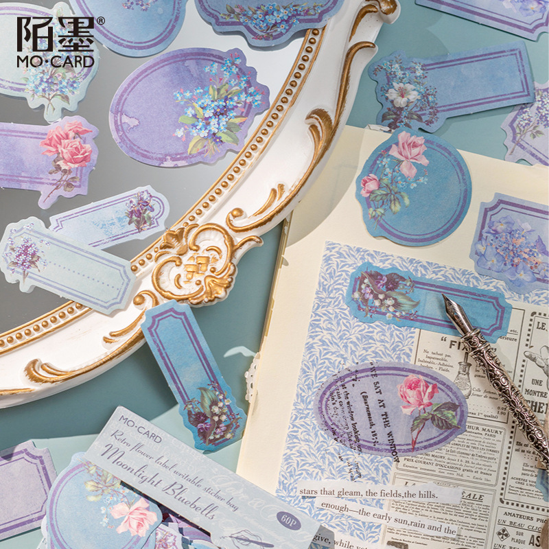60pcs Kawaii Stationery Sticke - Garden Journal Planner avaliação e preço