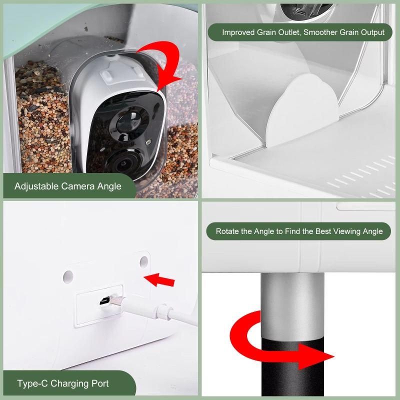 Smart Bird Feeder Night Vision - Smart Bird Feeder Camera avaliação e preço