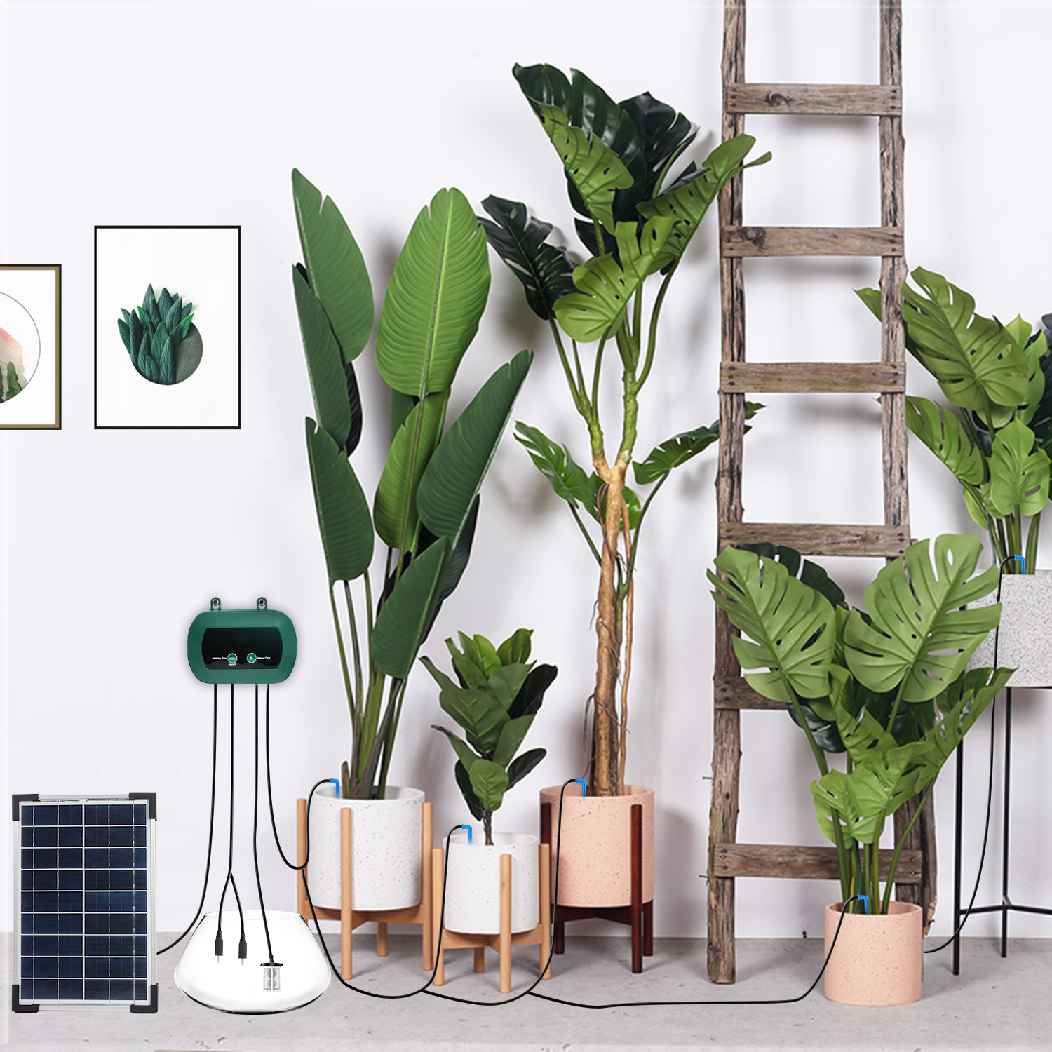 Solar Hydroponics Equipment  M - Smart Garden Watering System avaliação e preço