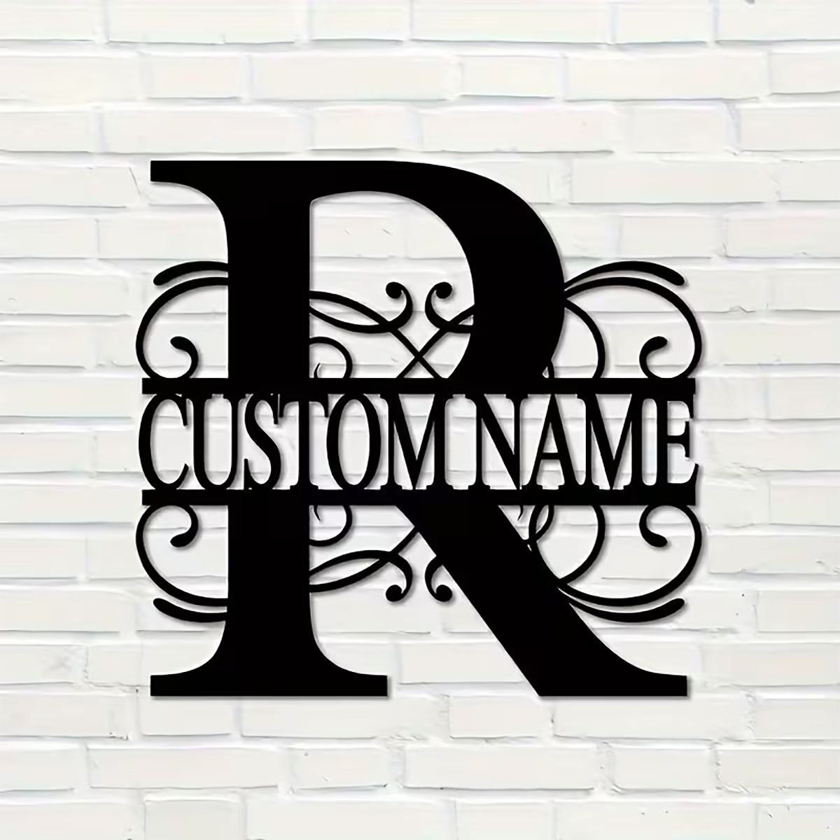 Classic Custom Monogram Metal  - Smart Garden In Home avaliação e preço