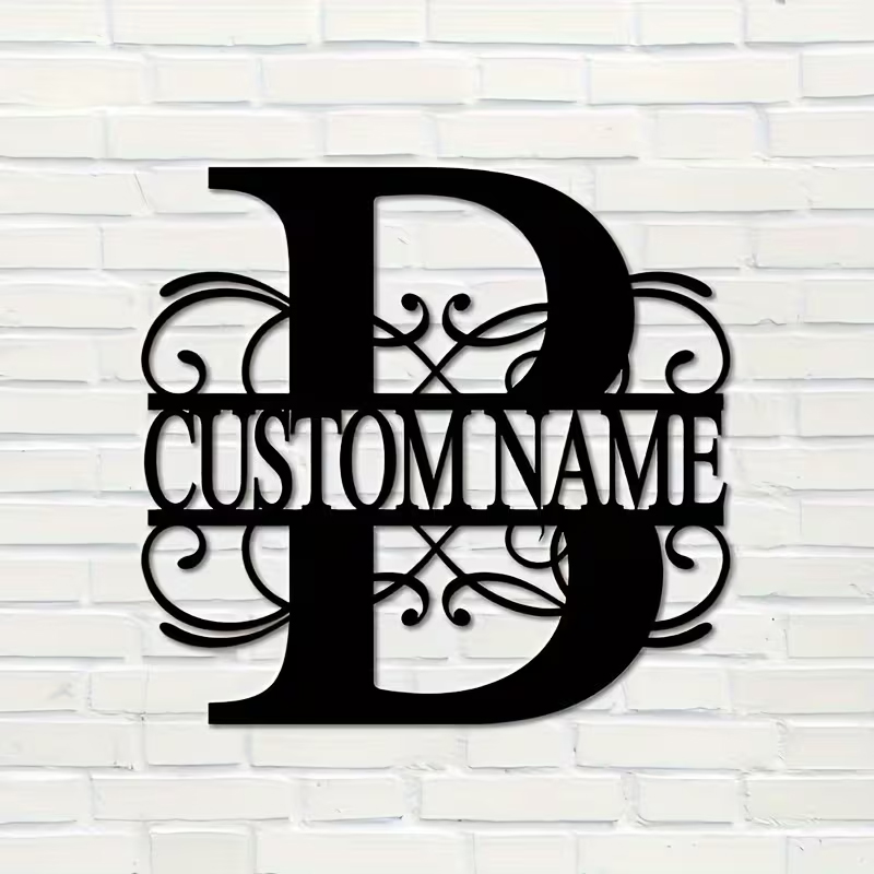 Classic Custom Monogram Metal  - Smart Garden In Home avaliação e preço