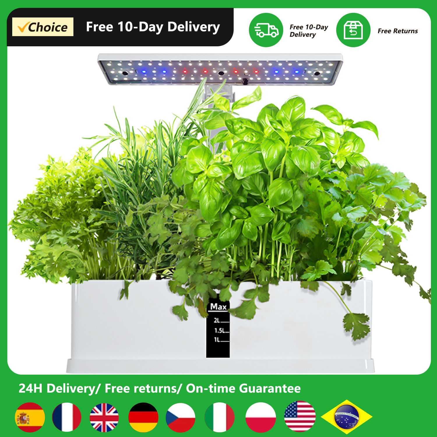 Smart Hydroponics Growing Syst - Smart Pod Garden avaliação e preço