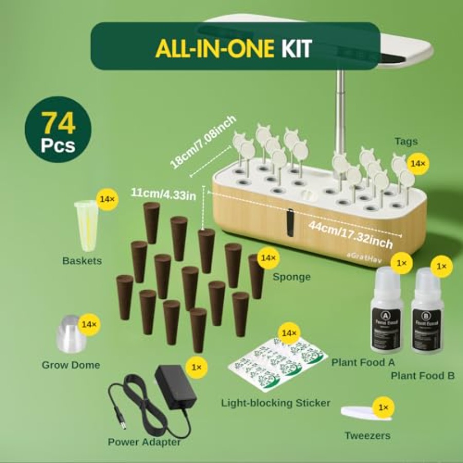 Hydroponics Growing System Kit - Smart Pod Garden avaliação e preço