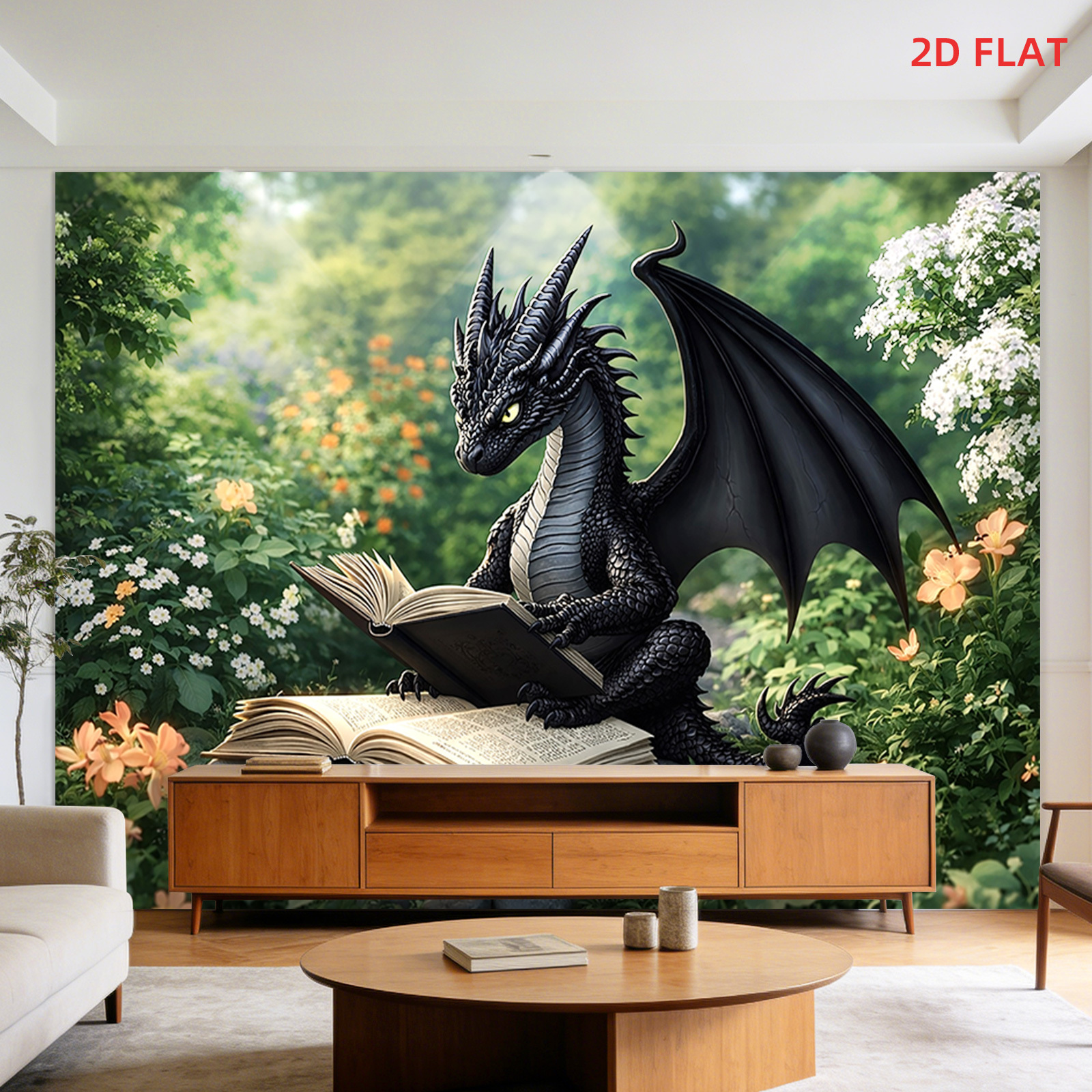 Fantasy Dragon Reading Book Ta - Garden Journal Planner avaliação e preço
