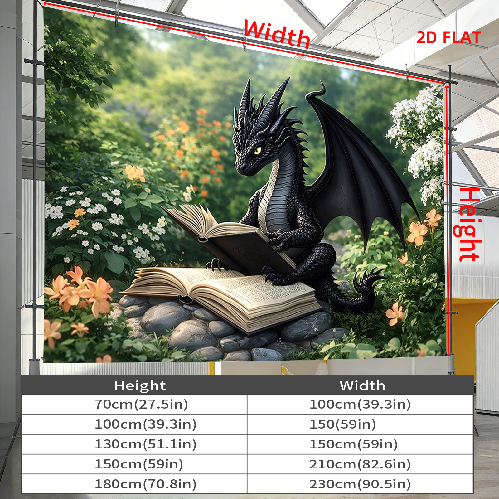 Fantasy Dragon Reading Book Ta - Garden Journal Planner avaliação e preço