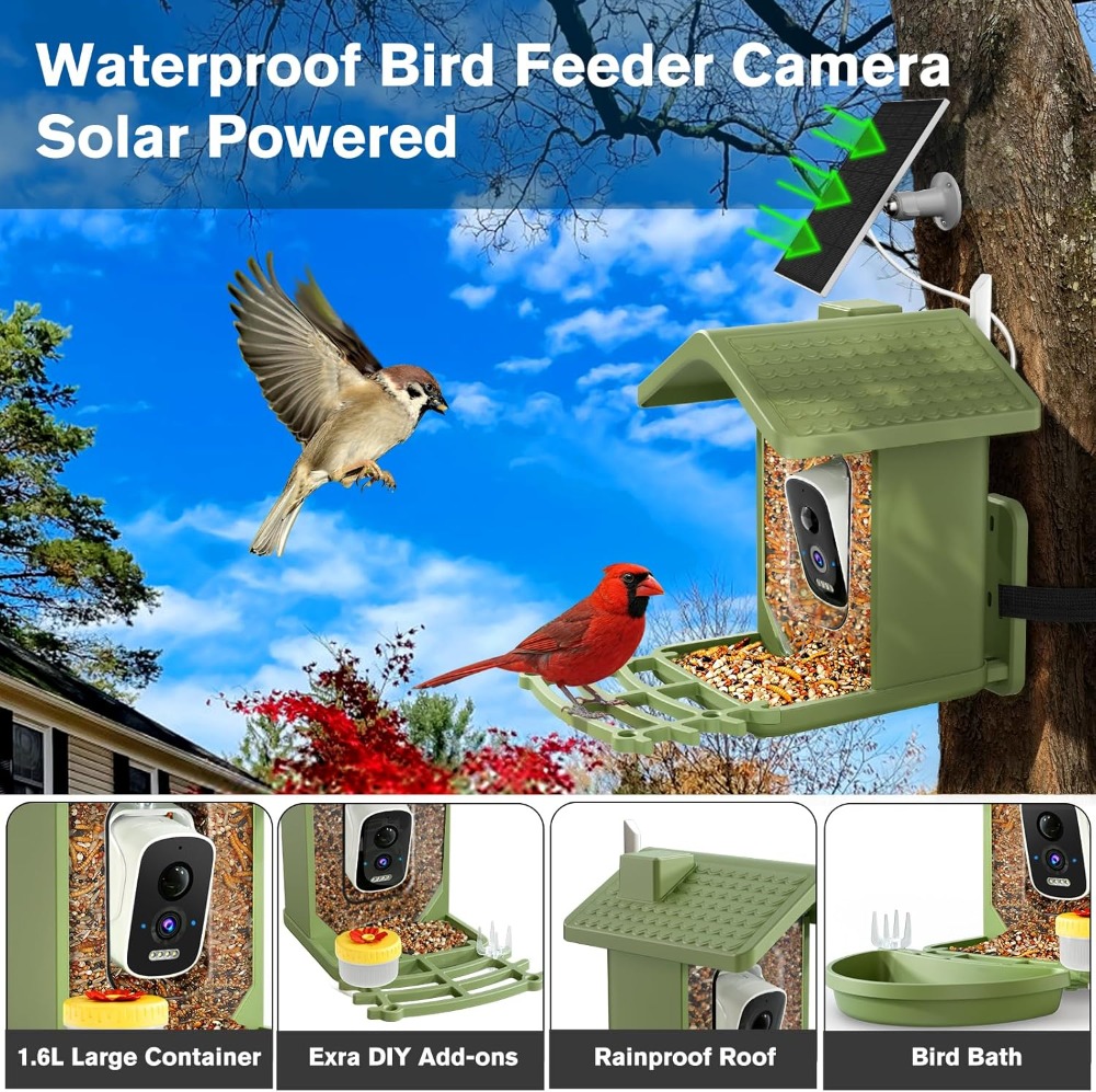 Smart Bird Feeder with Camera  - Smart Bird Feeder Camera avaliação e preço